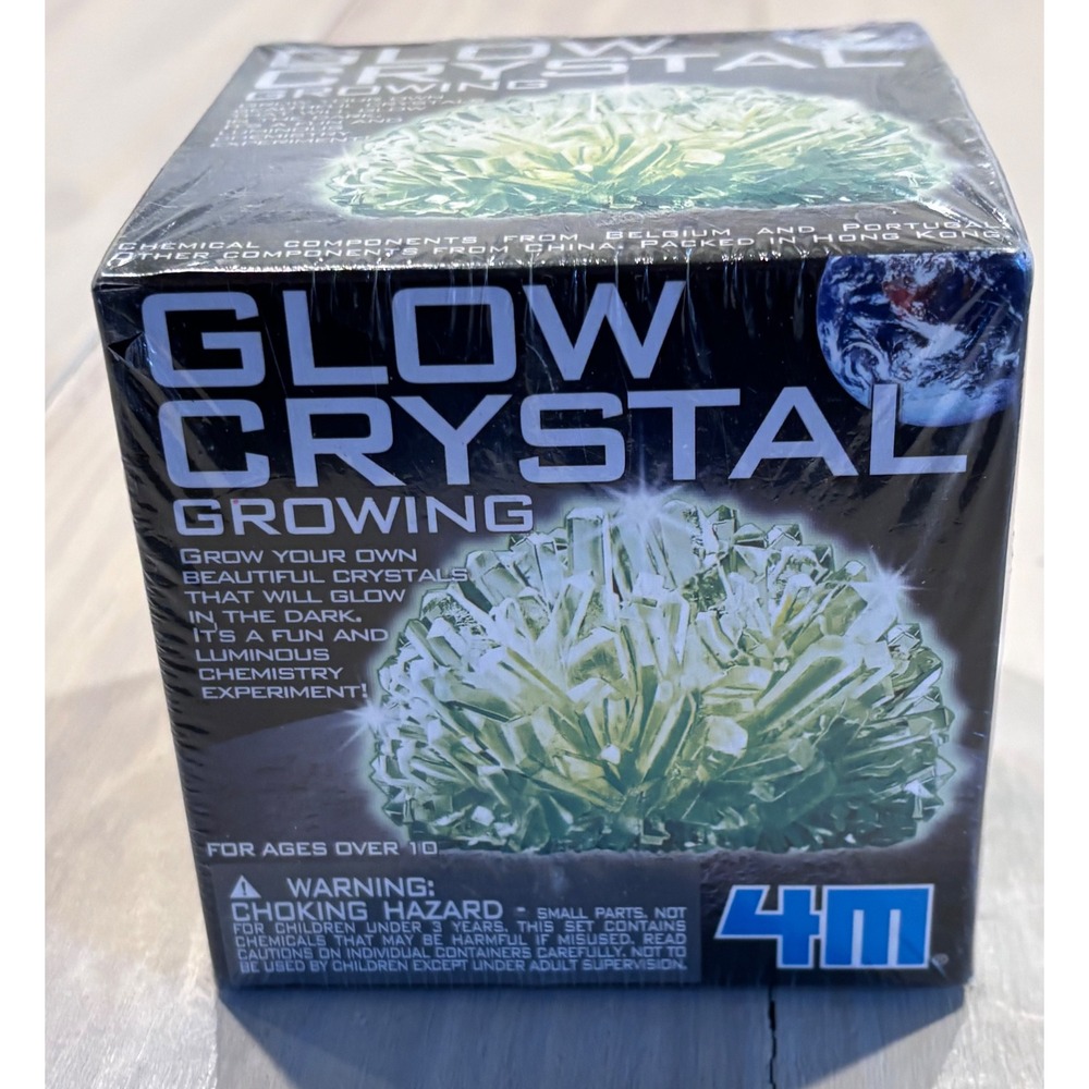 4M Toysmith Glow Crystal Growing Kit Science STEM Experiment 4944‎ New Sealed
